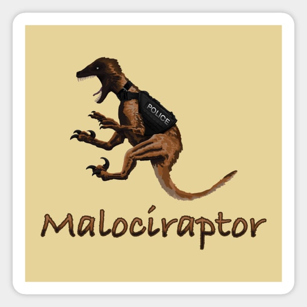 Malociraptor Magnet by 752 Designs